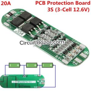 3S 20A Li-ion Lithium Battery 18650 Charger PCB BMS Protection Board